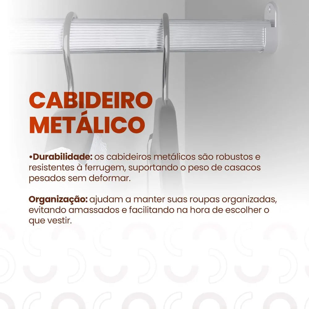 Guarda-Roupa ACP Maya 6 Portas com Pés