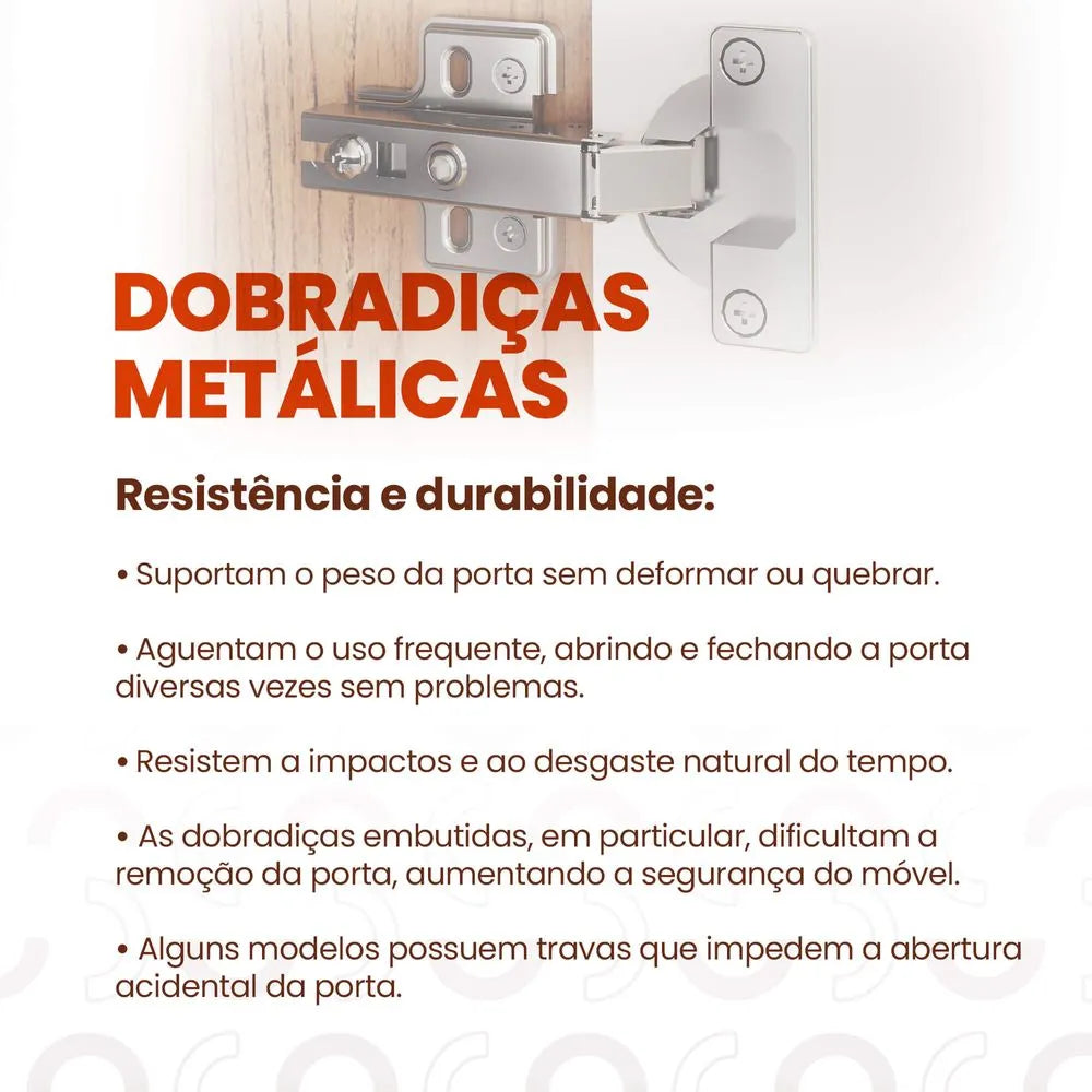 Guarda-Roupa ACP Maya 6 Portas com Pés