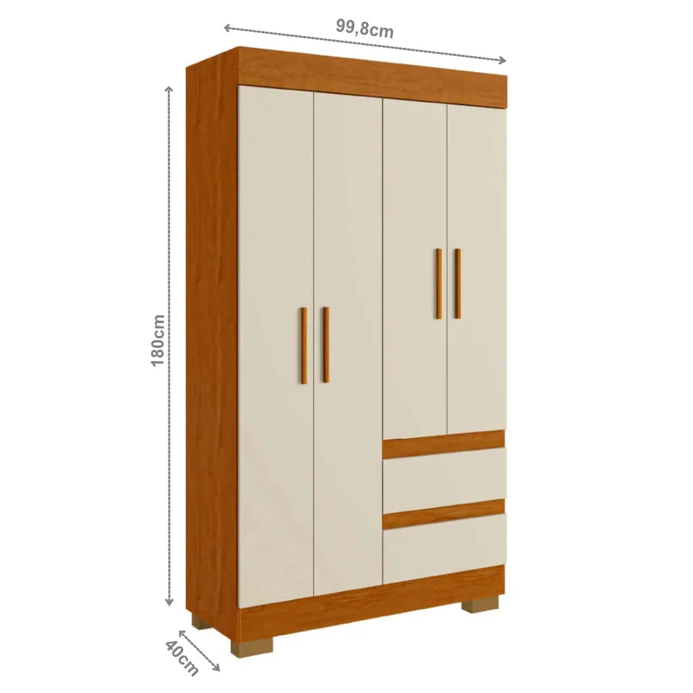 Guarda-Roupa ACP Maya 4 Portas