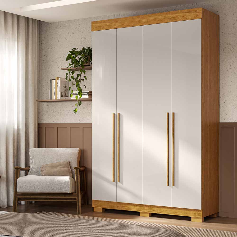 Guarda-Roupa ACP Ágata 4 Portas com Pés