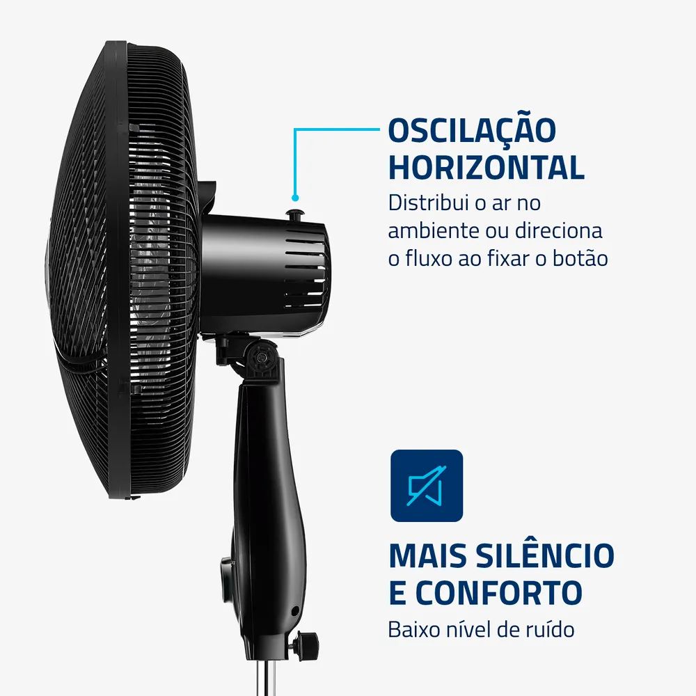 Ventilador de Coluna Mondial 6 pás