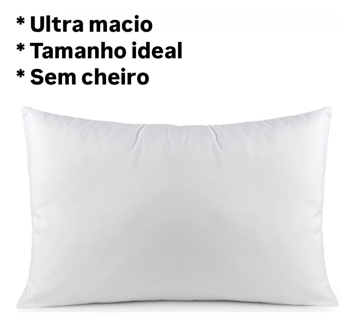 Travesseiro LS Confort Pluma de Ganso 50×70