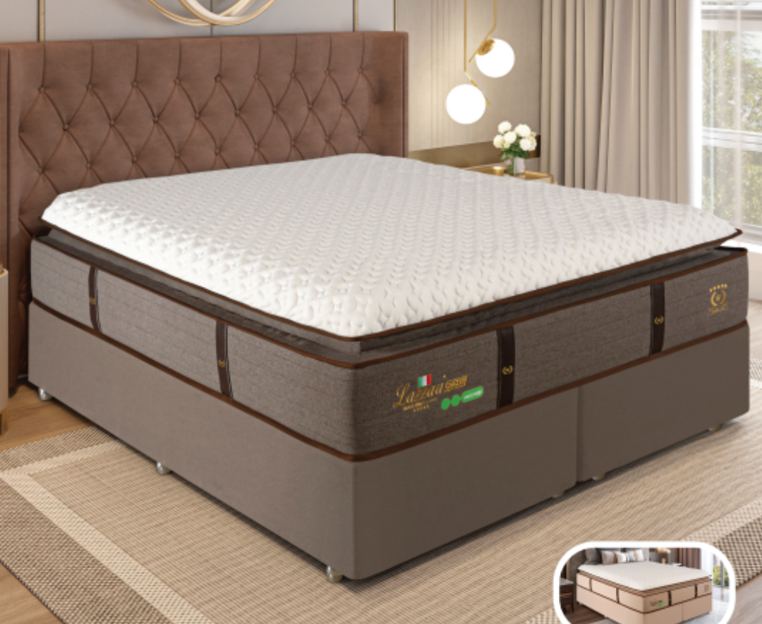 Colchão Gazin Queen Lazzari Molas Ensacadas