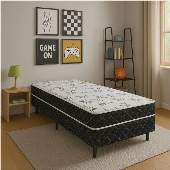 Cama Box Conjugada Divilux Chanceler - Solteiro