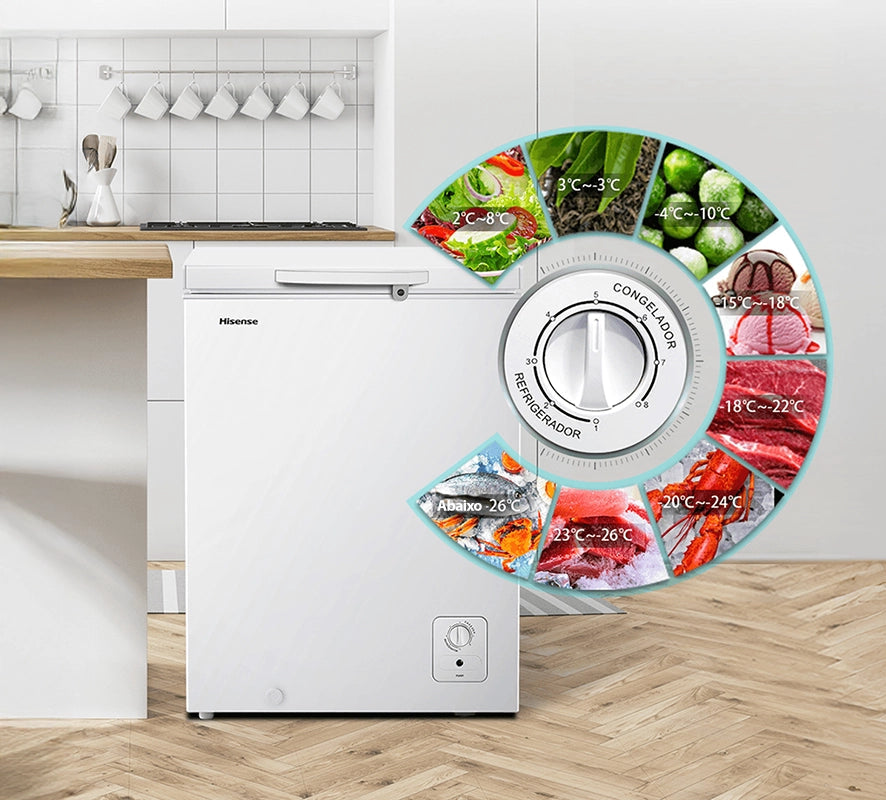 Freezer Horizontal Hisense 142L 220v